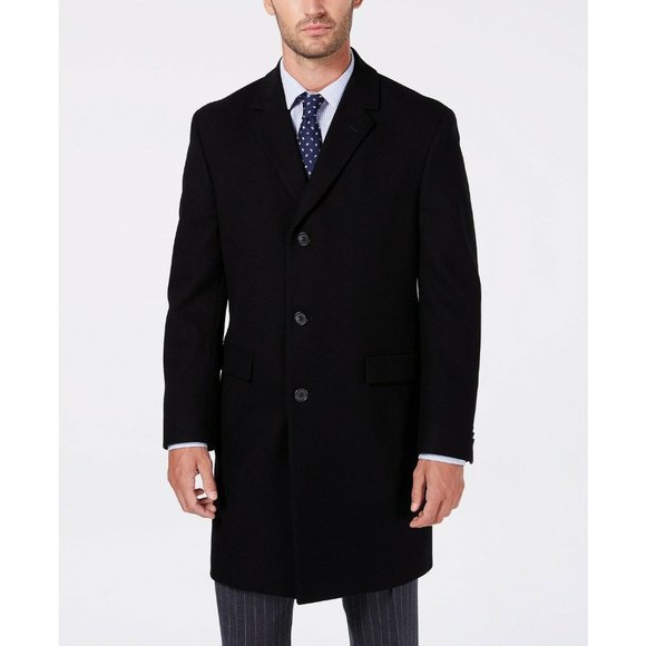NWT Nautica Classic Regular Fit Batten Overcoat - Picture 1 of 3